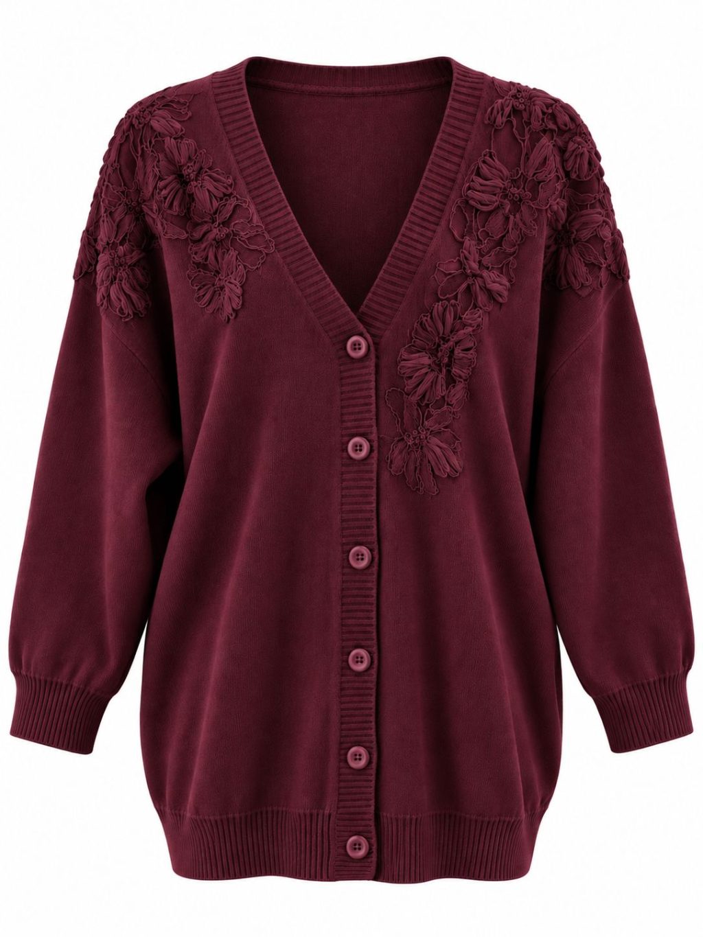1737 Cardigan Bloom V-neck - Afbeelding 4