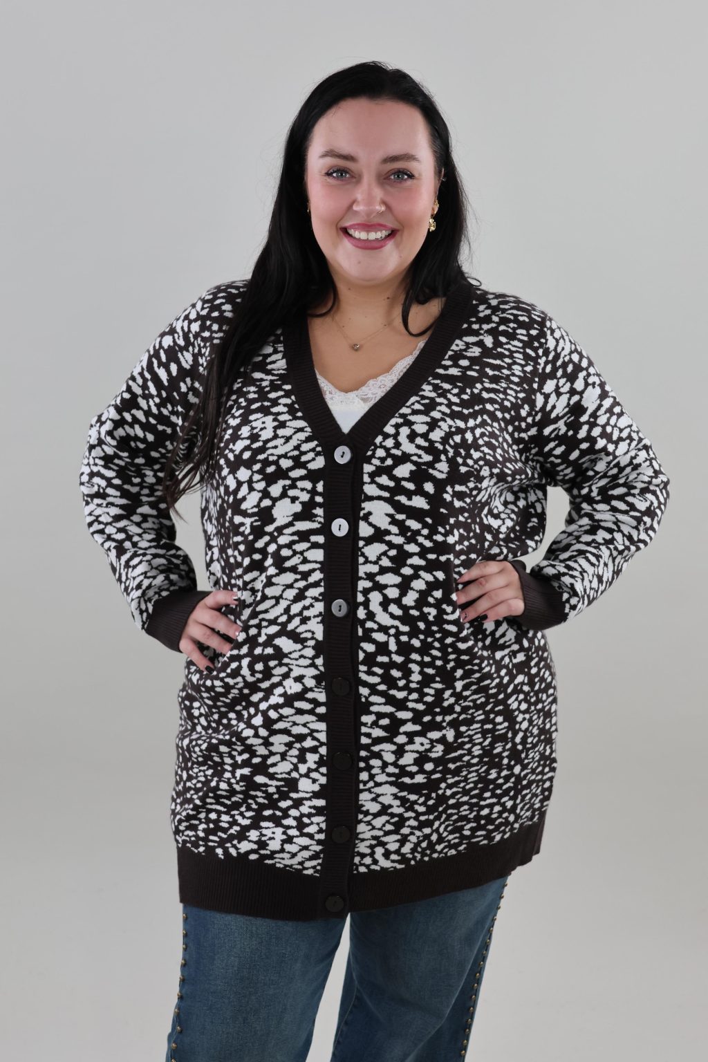 Vero Moda Curve 109 vmc aria art cardigan