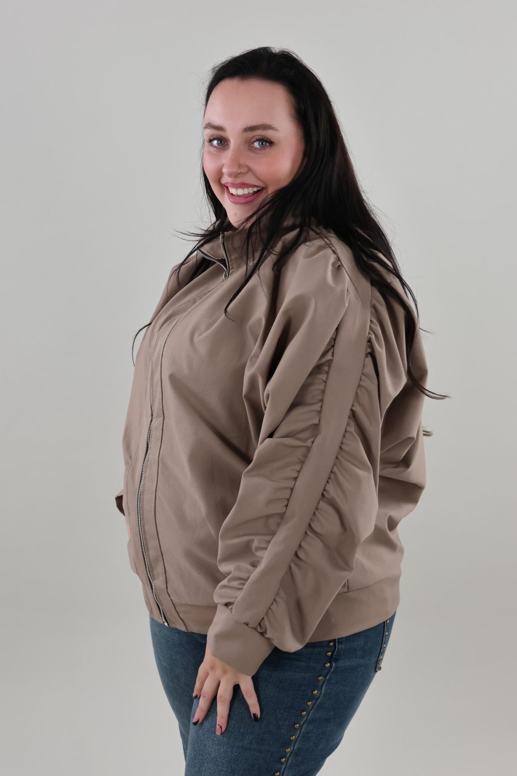 1739 Bomber Smocked Sleeve - Afbeelding 2