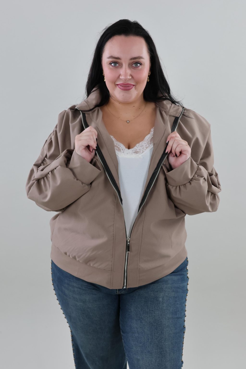 1739 Bomber Smocked Sleeve - Afbeelding 4