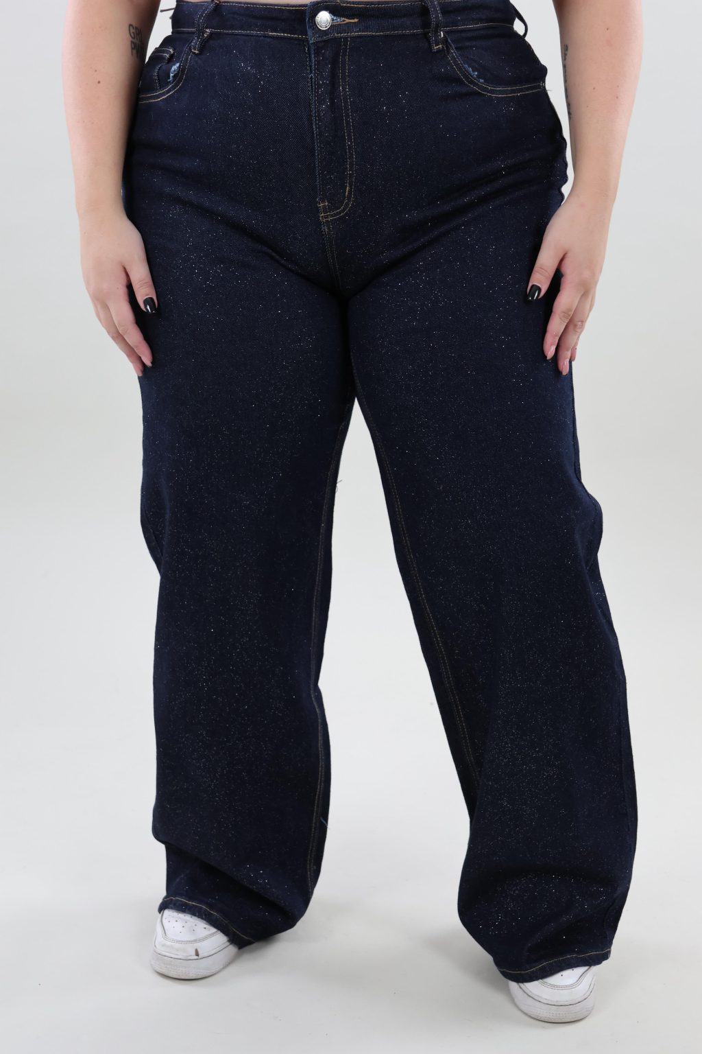 Monday Jeans 174 Sparkle blauw