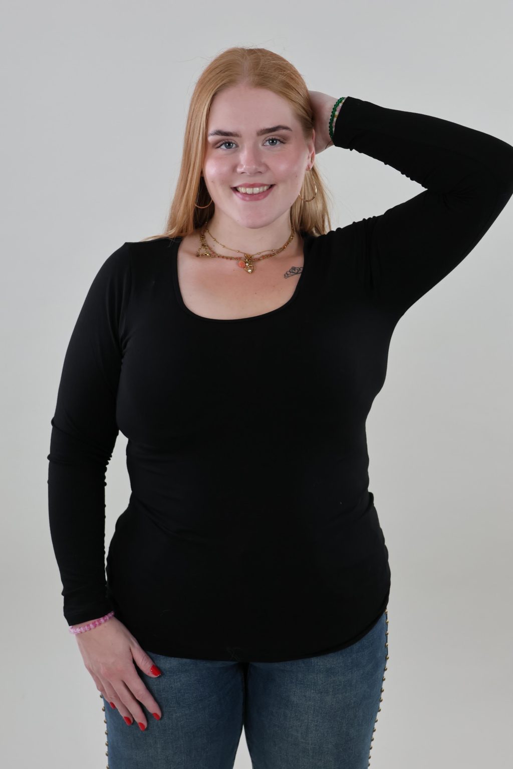 Vero Moda Curve 121 vmc paxi soft u- neck curve - Afbeelding 4