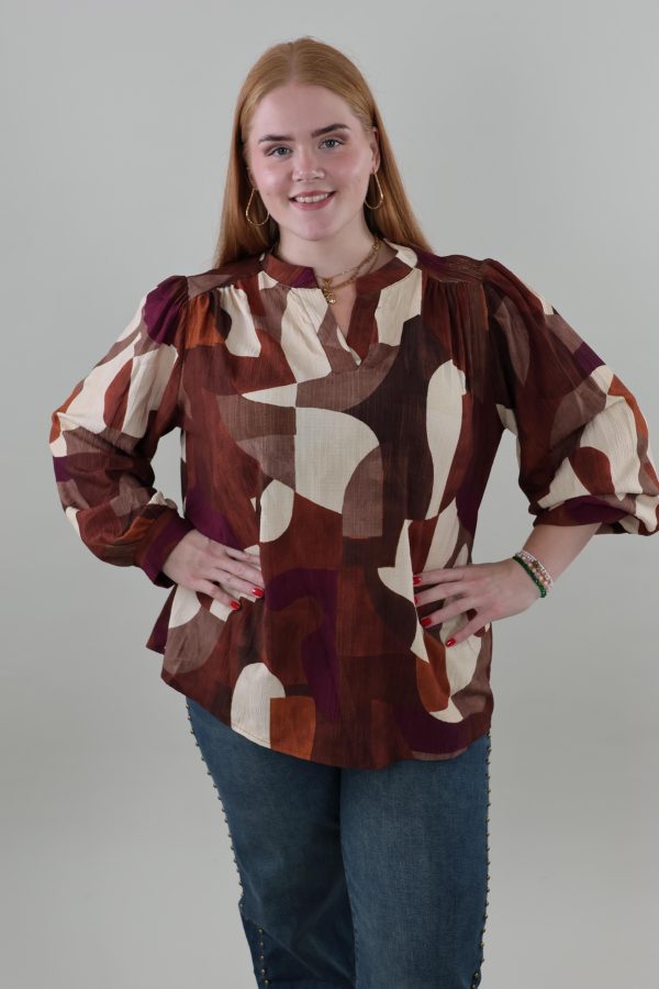 Eva 1757 Blouse V-neck