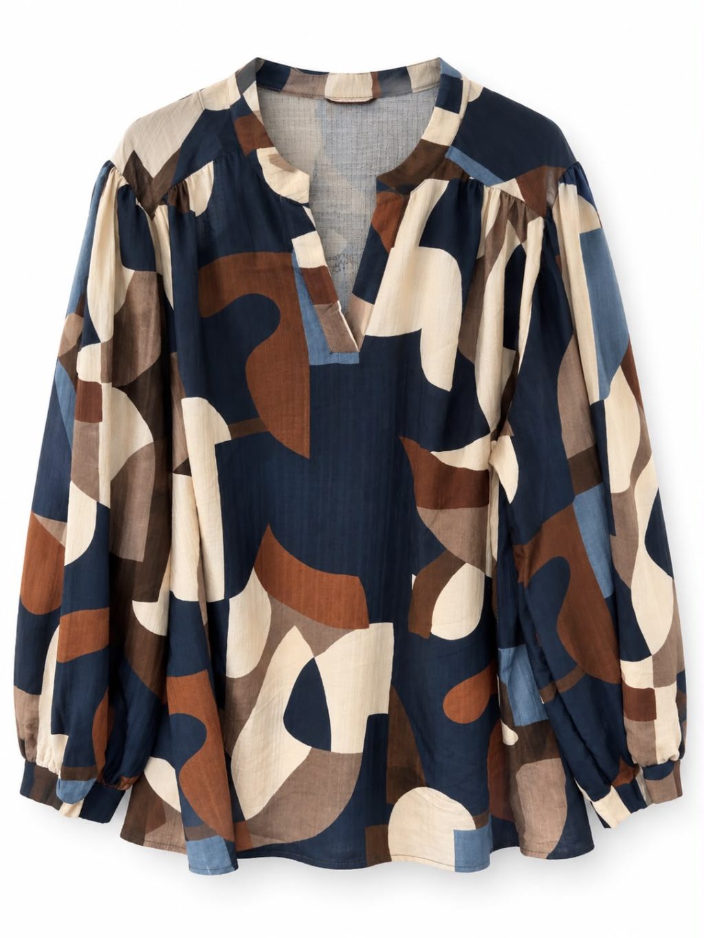 Eva 1757 Blouse V-neck - Afbeelding 4