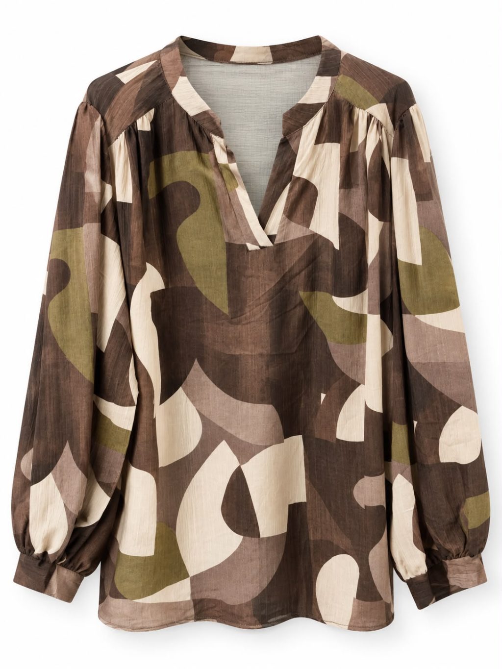 Eva 1757 Blouse V-neck - Afbeelding 3
