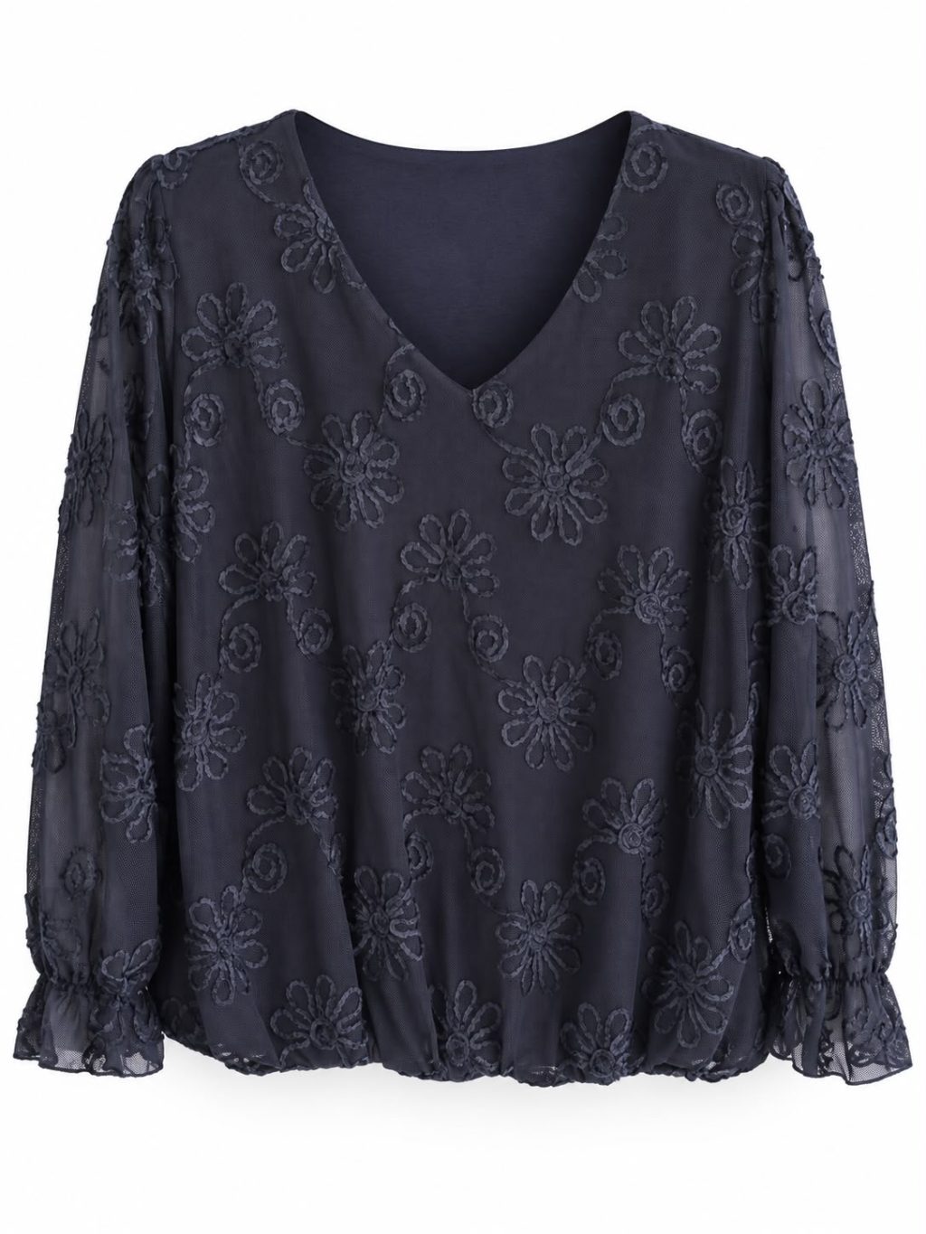 1777 Top Flowers Mesh - Afbeelding 5