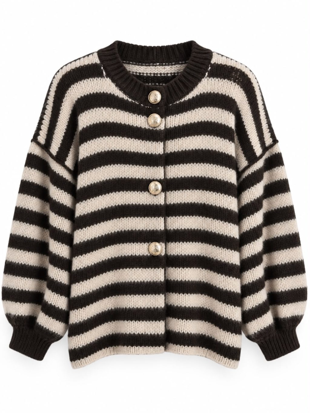 1780 Cardigan Knitted Stripe - Afbeelding 5