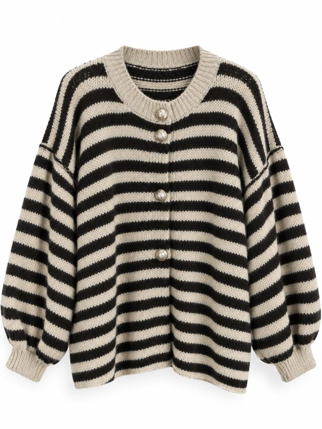 1780 Cardigan Knitted Stripe - Afbeelding 7