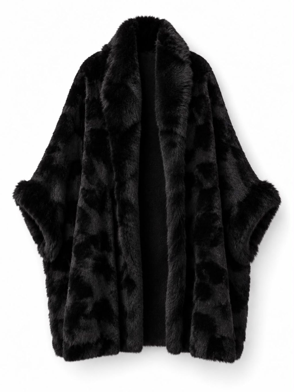 Poncho 20 Faux fur - Afbeelding 4