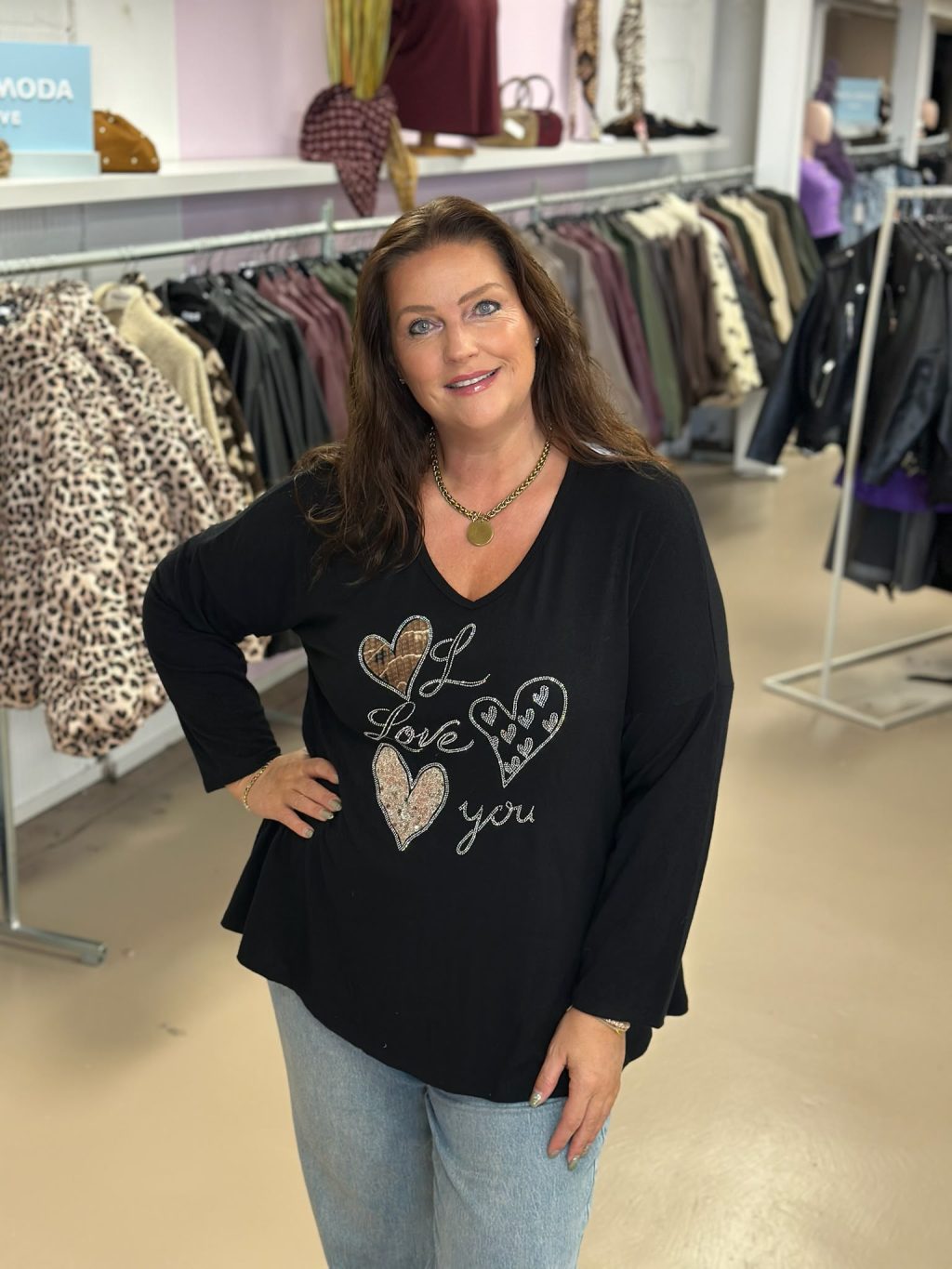 1782 Shirt Love print - Afbeelding 2