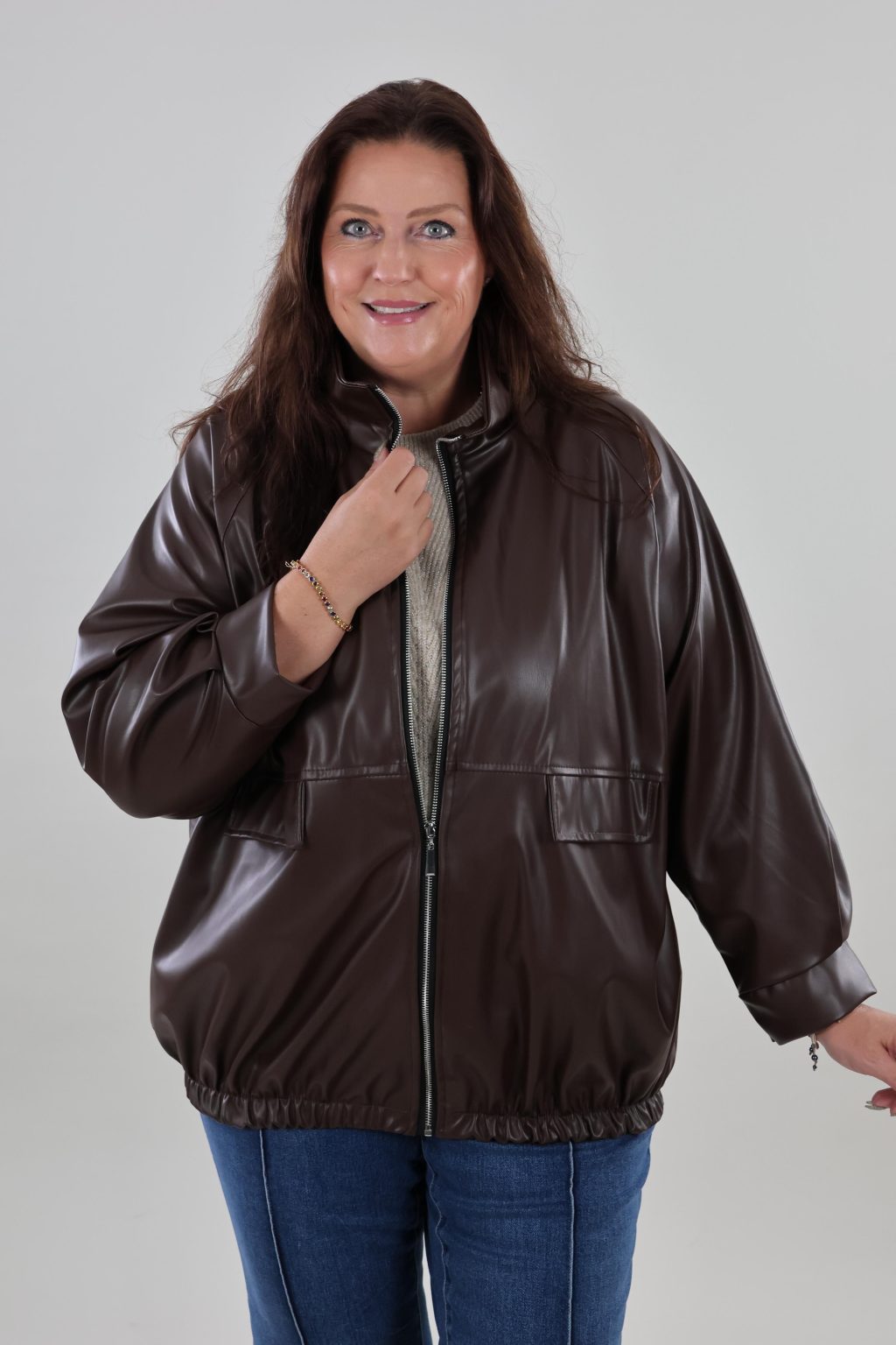 1785 Jasje Bomber Leerlook