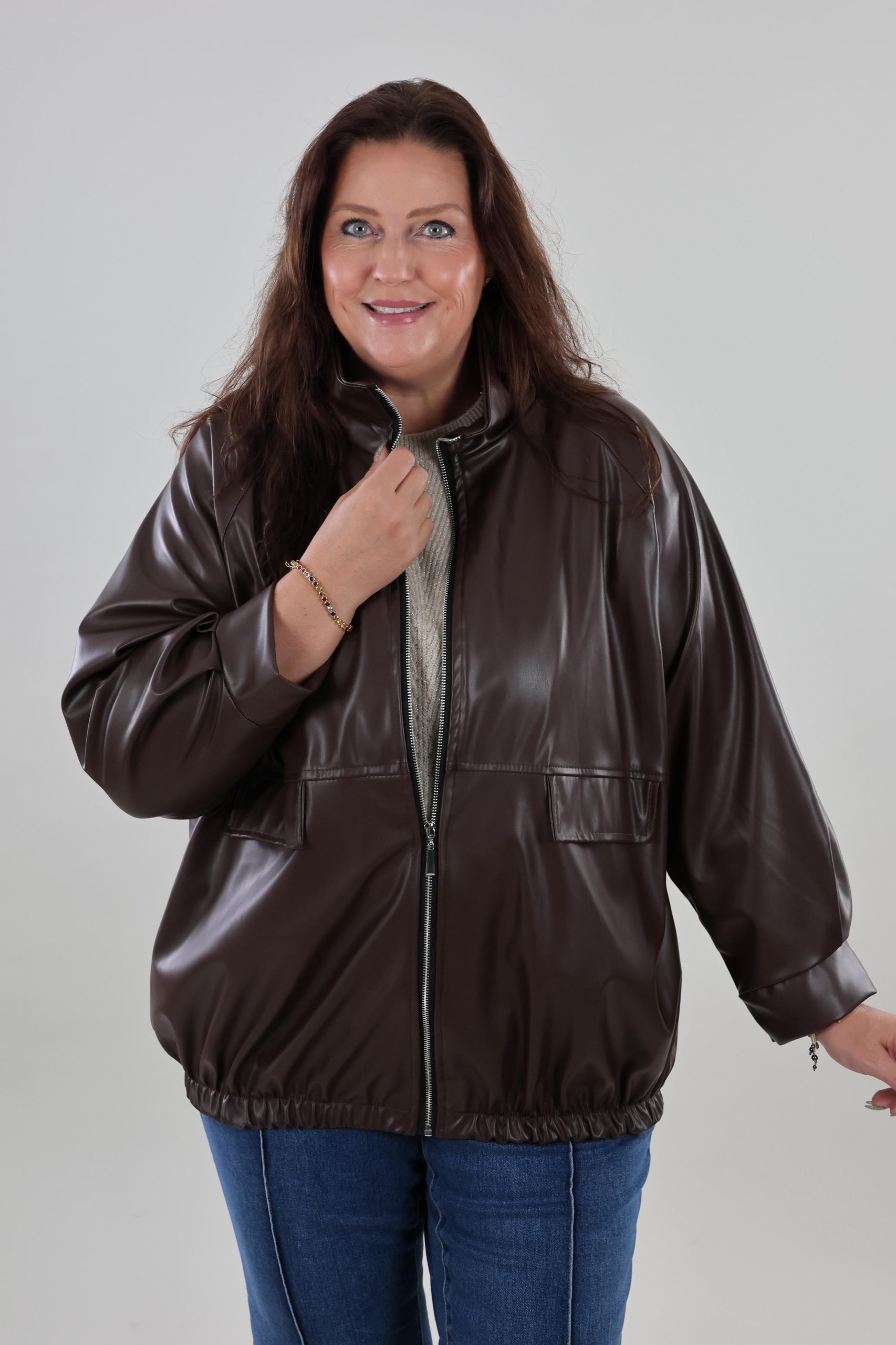 1785 Jasje Bomber Leerlook