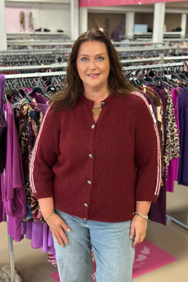 1787 Cardigan Knitted Stripe