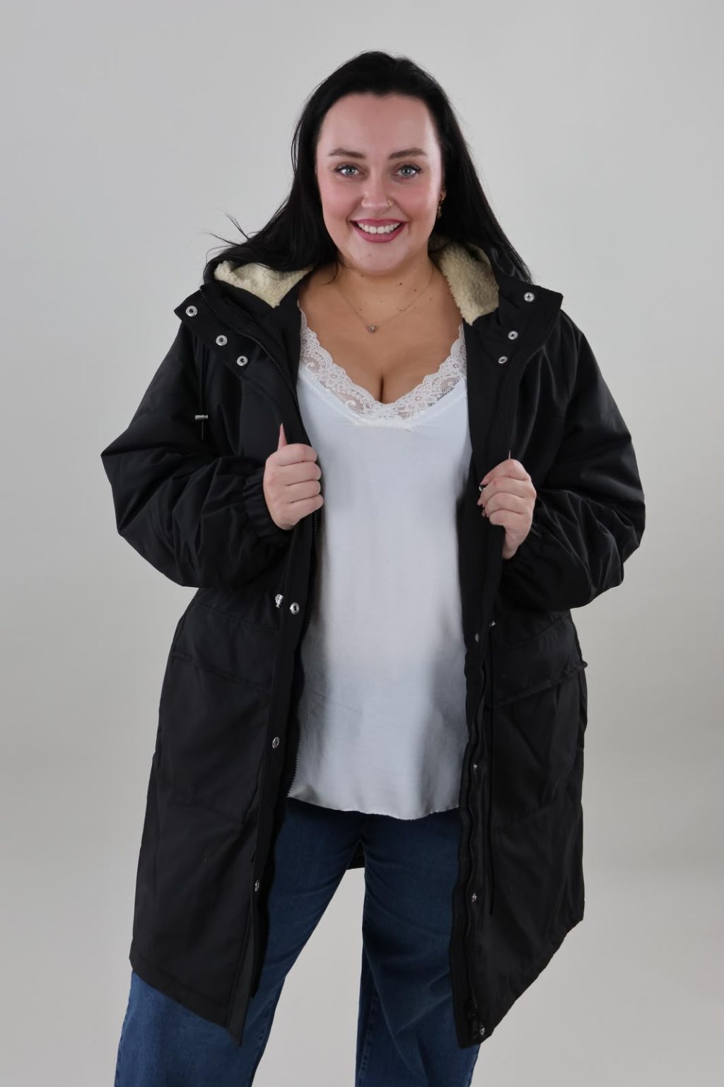 Vero Moda Curve 115 vmc alma coat - Afbeelding 3