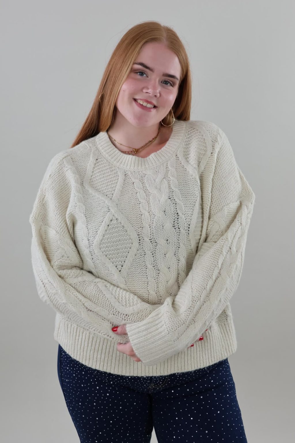 Vero Moda Curve 118 vmc Cher o-neck pullover - Afbeelding 3