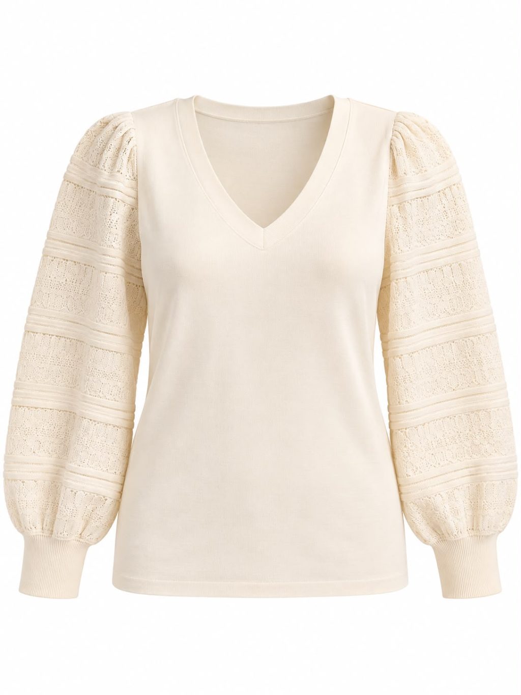 Vero Moda Curve 122 vmc newlimone v neck pullover - Afbeelding 5