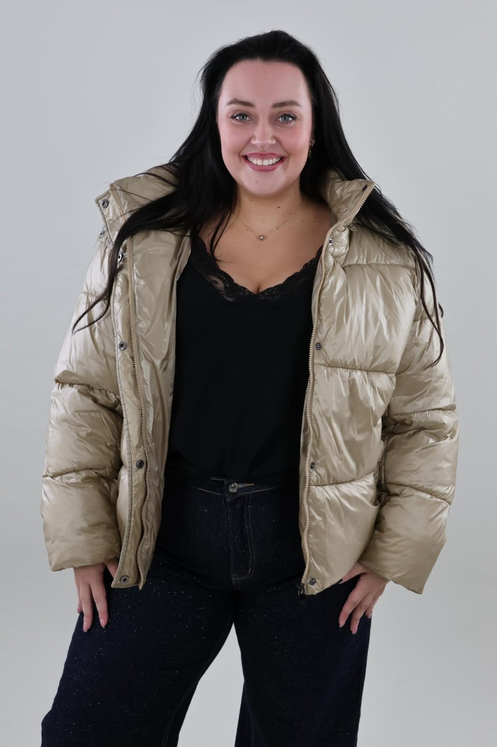 Winterjas 01 Beige - Afbeelding 3