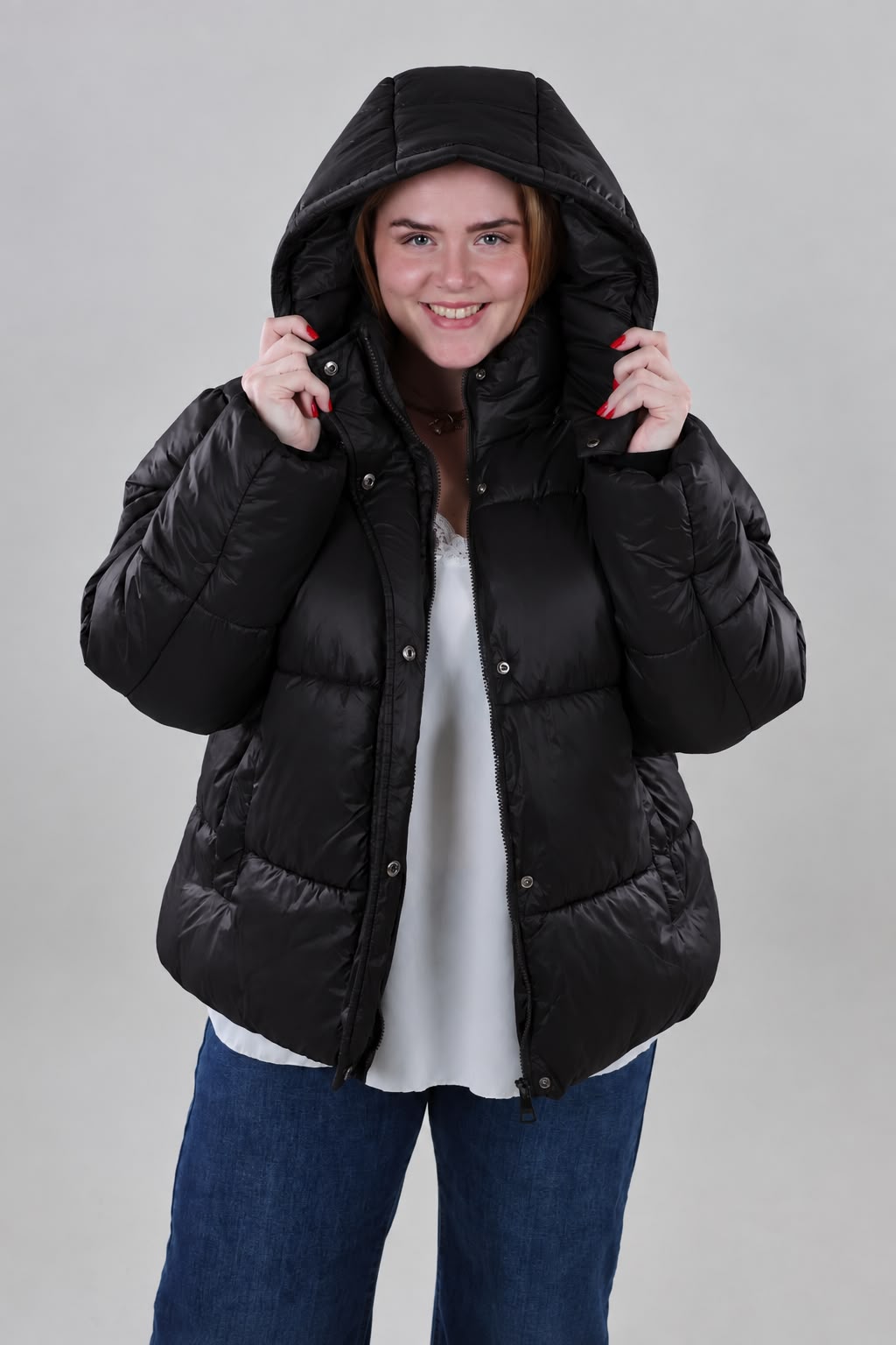 Winterjas 01 Zwart - Afbeelding 2