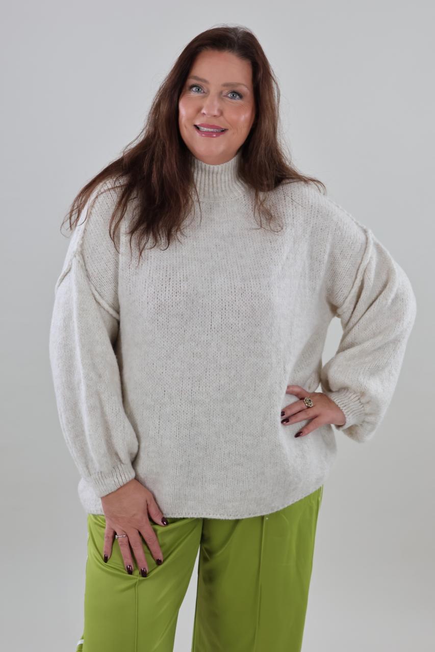 1834 Trui Knitted Basic - Afbeelding 2