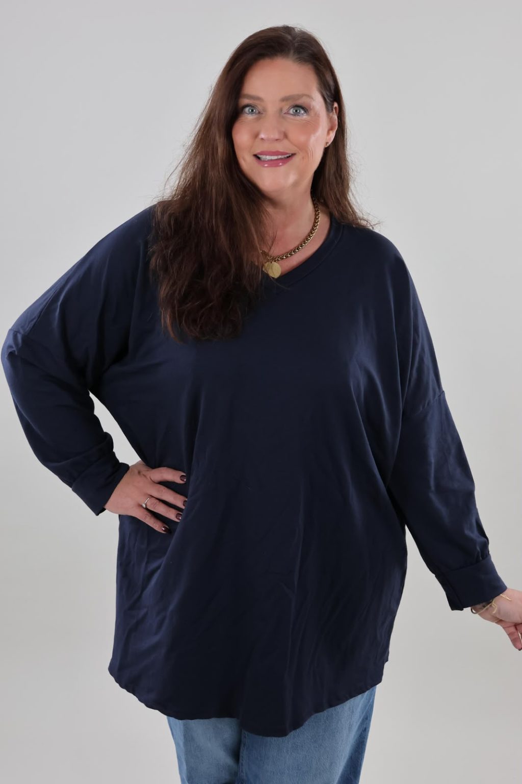 1835 Shirt Cotton V-neck