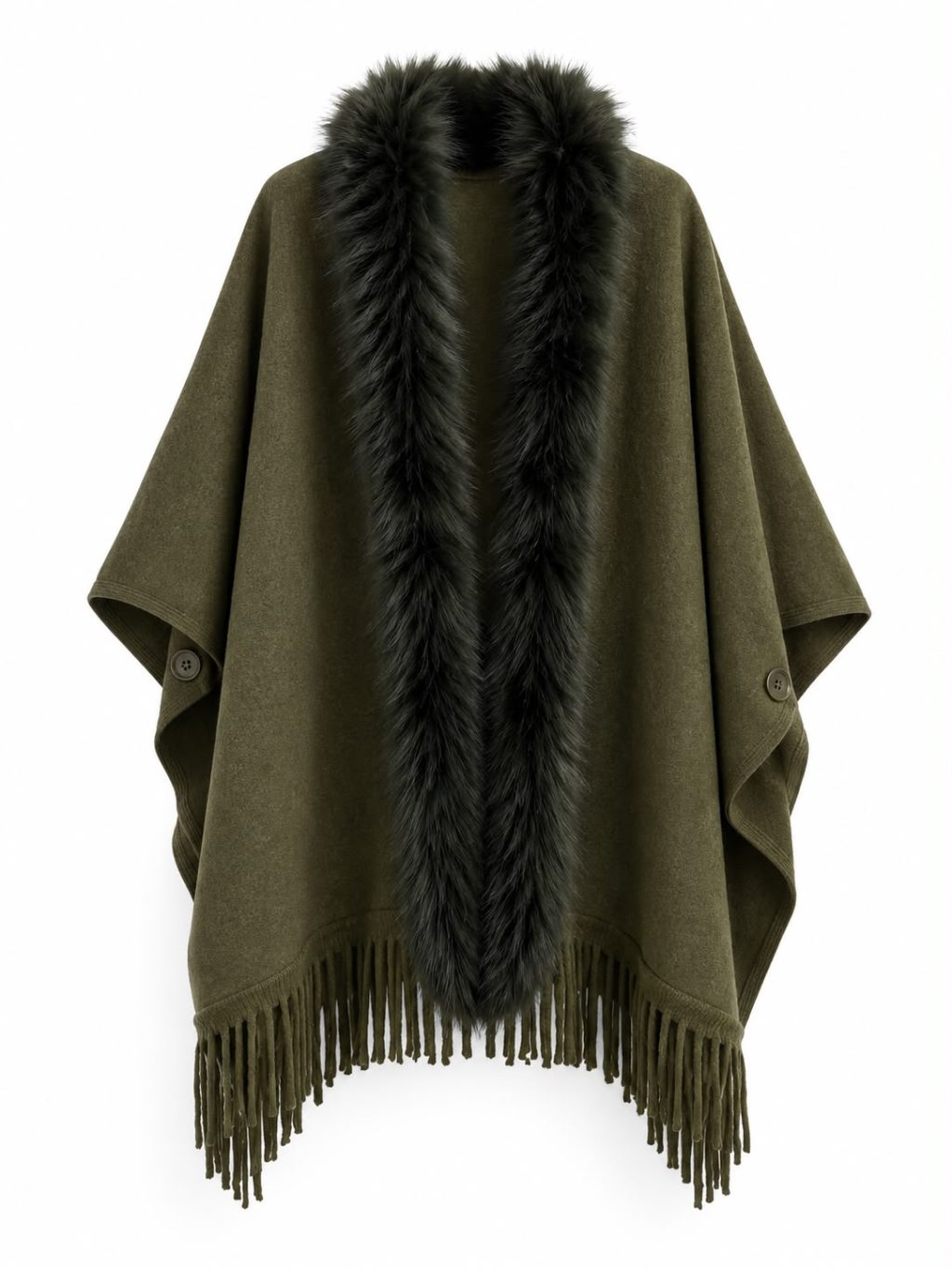 1841 Poncho Faux fur - Afbeelding 6