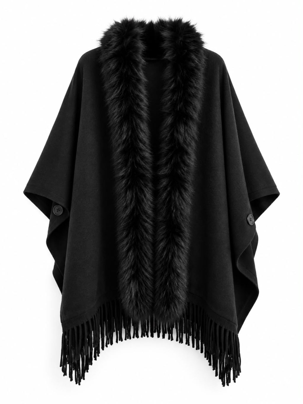 1841 Poncho Faux fur - Afbeelding 4