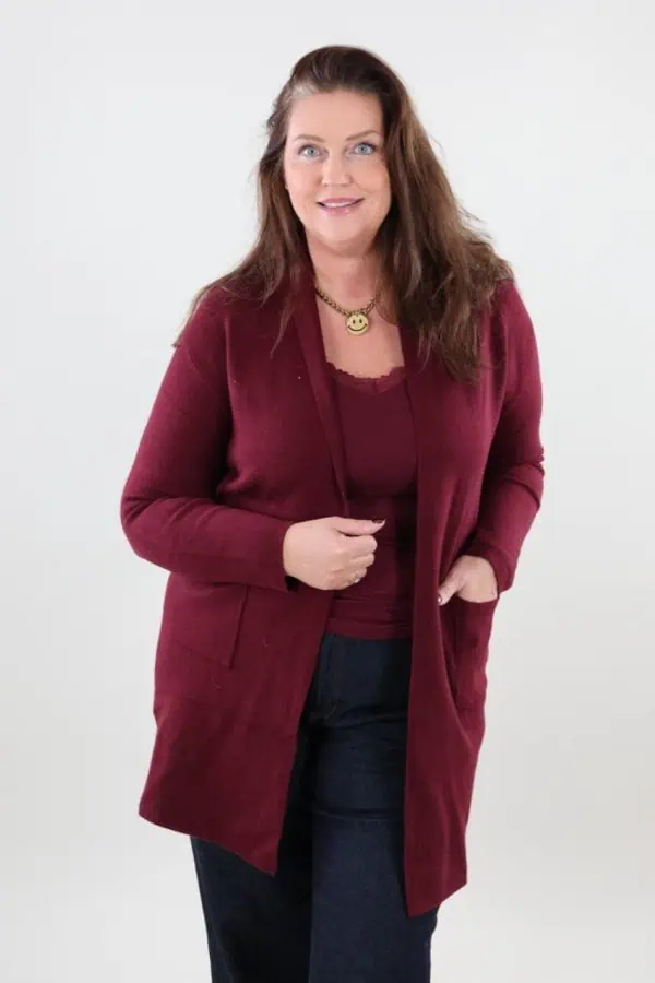 1845 Cardigan Knitted Basic