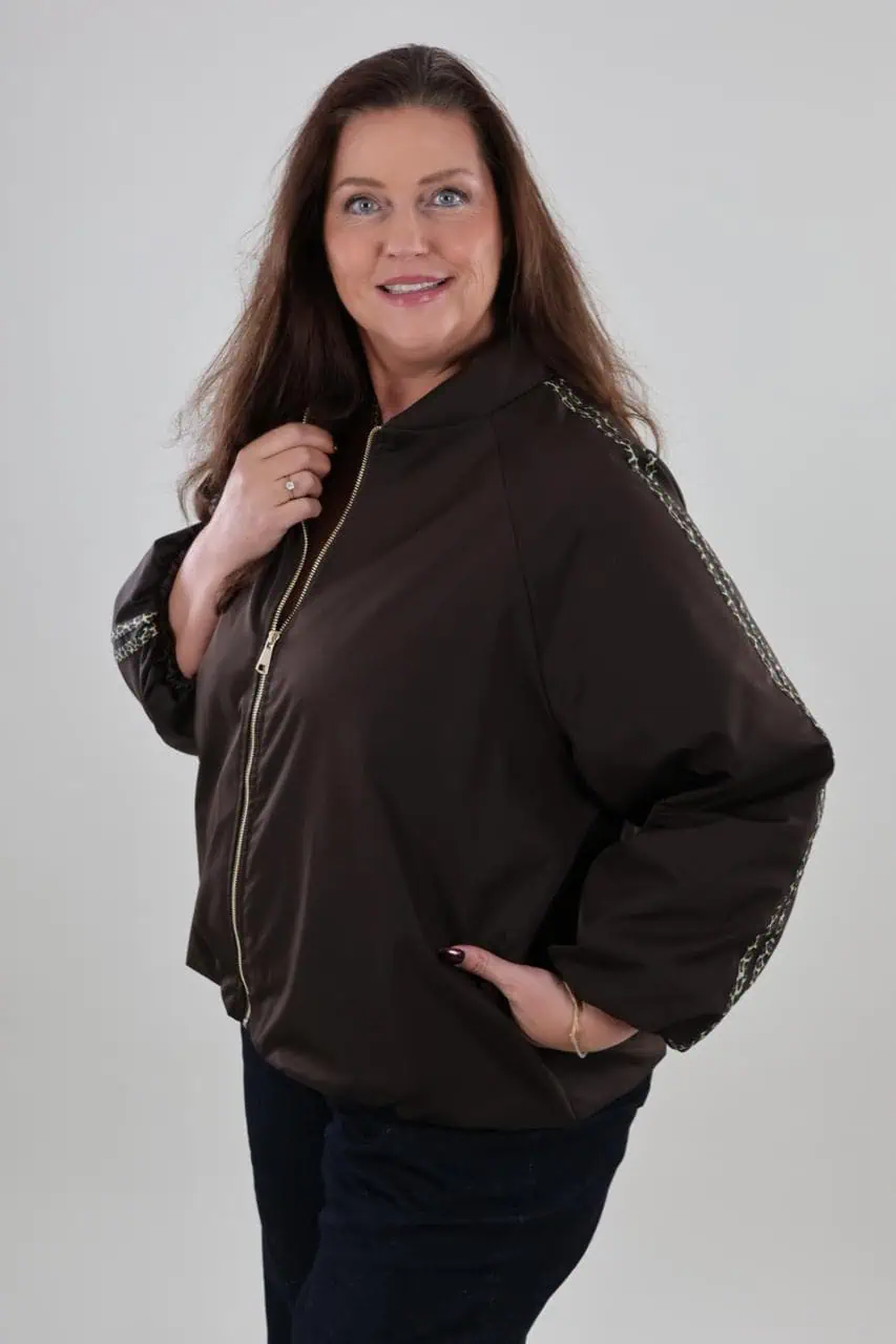 1849 Bomber Jacket Panter Stripe - Afbeelding 3