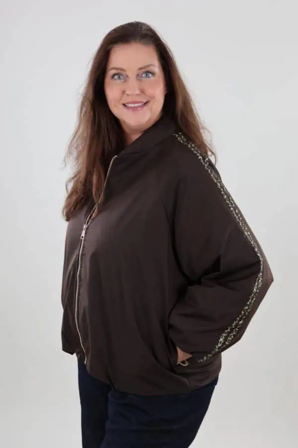 1849 Bomber Jacket Panter Stripe