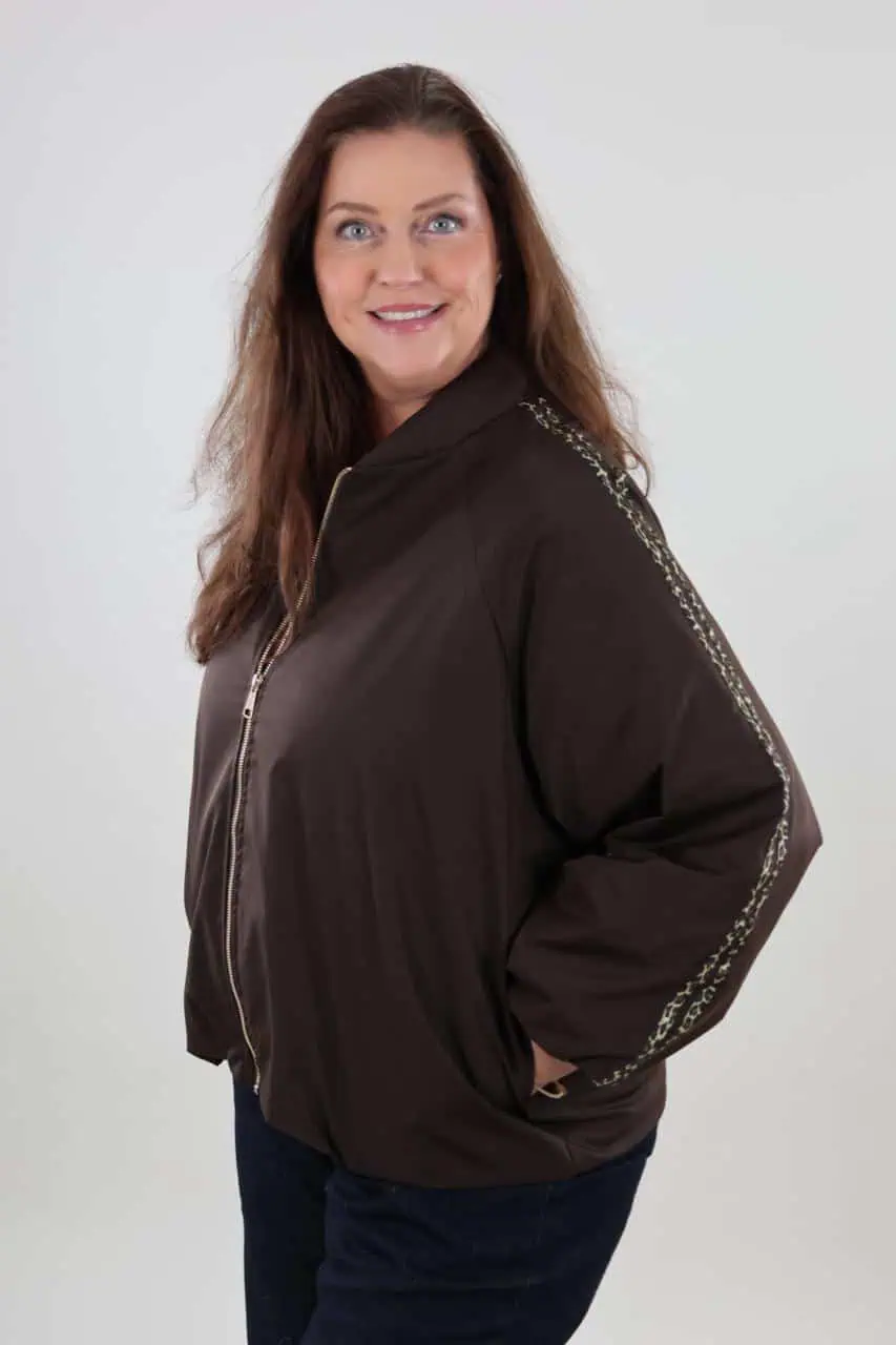 1849 Bomber Jacket Panter Stripe