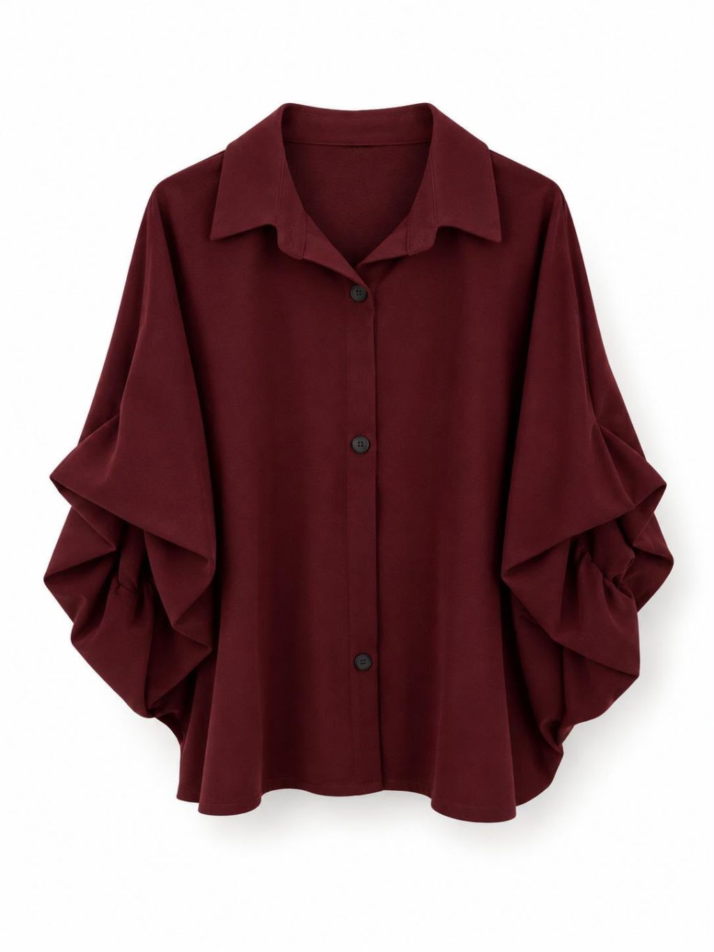 1858 Blouse Basic Draped Sleeves - Afbeelding 5