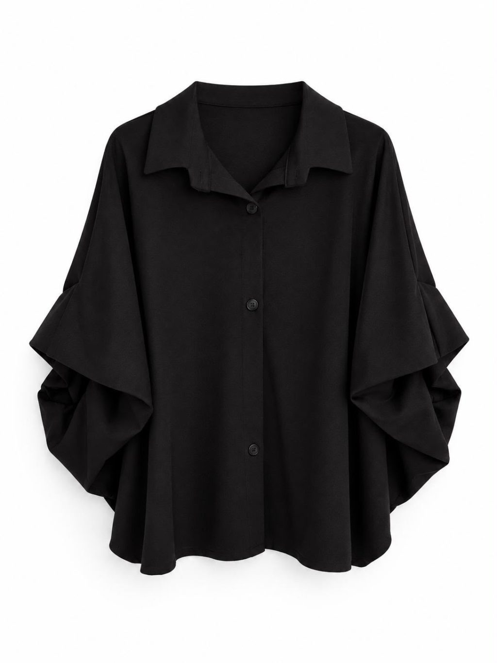 1858 Blouse Basic Draped Sleeves - Afbeelding 7