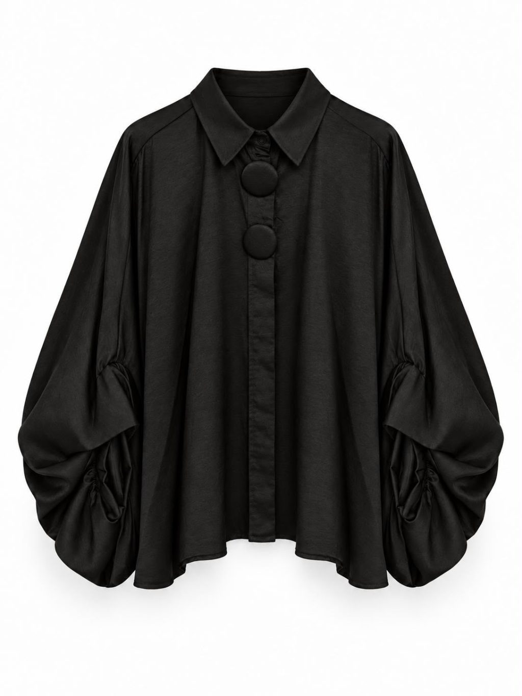 1859 Blouse Statement Satin look - Afbeelding 6