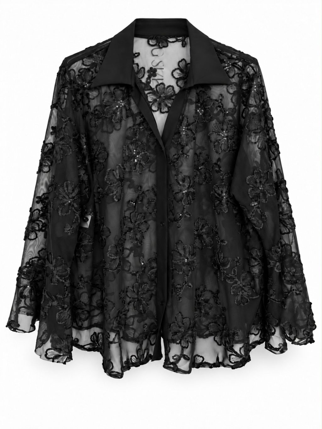1862 Blouse Mesh Floral - Afbeelding 5