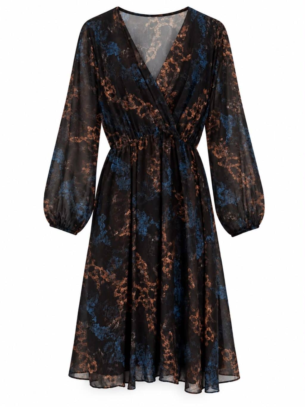 1866 Dress V-neck Aquarel - Afbeelding 4