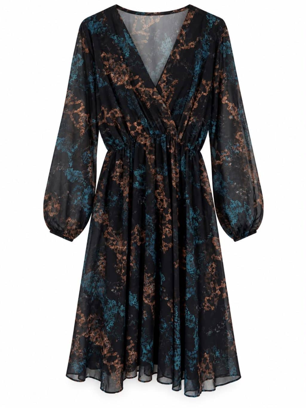1866 Dress V-neck Aquarel - Afbeelding 6