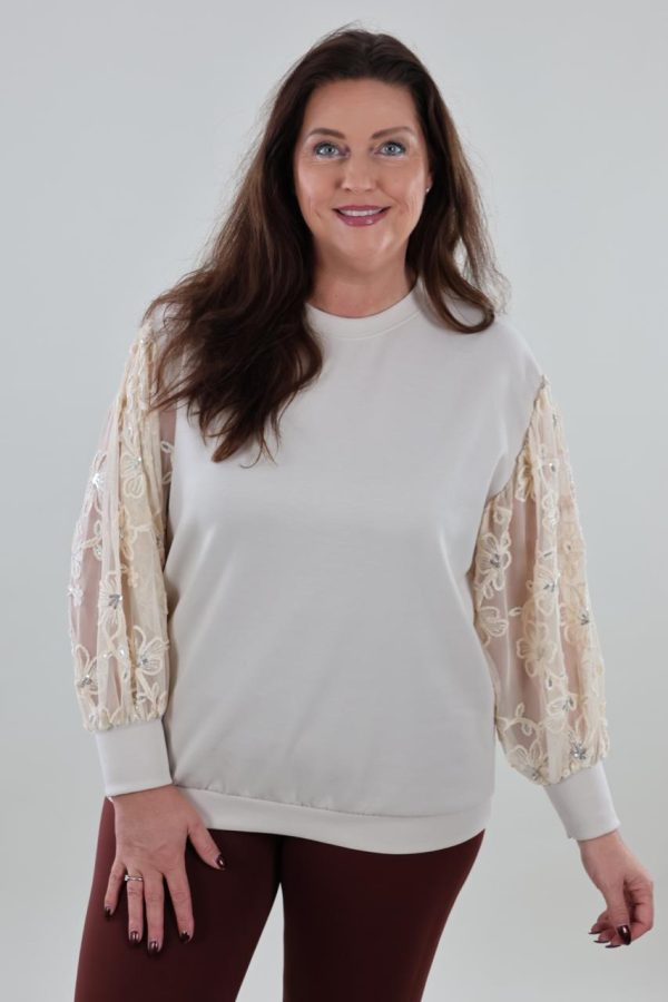 1870 Sweater Mesh Floral