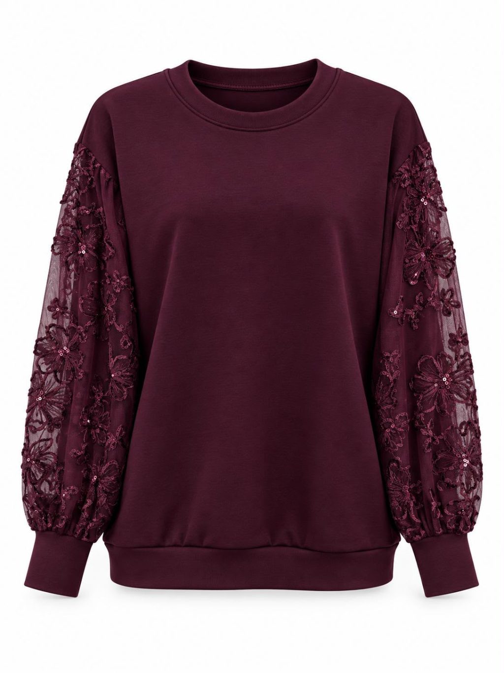 1870 Sweater Mesh Floral - Afbeelding 4