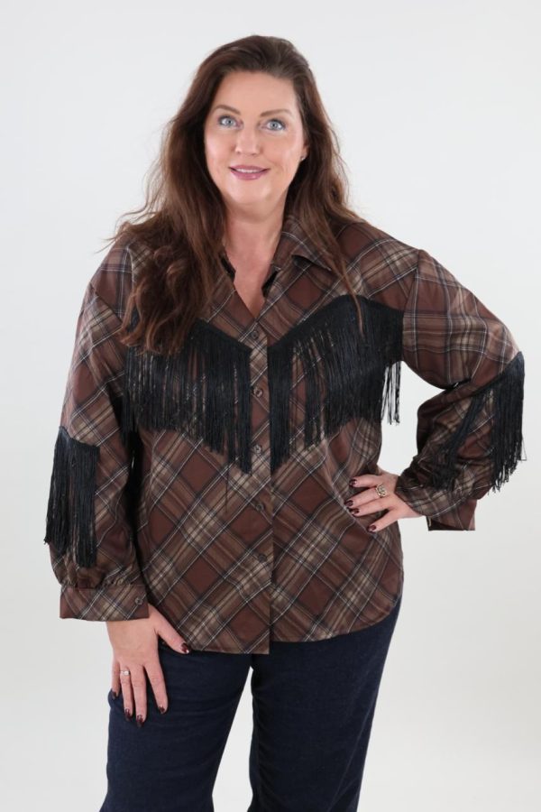 1881 Blouse Ruit Franjes