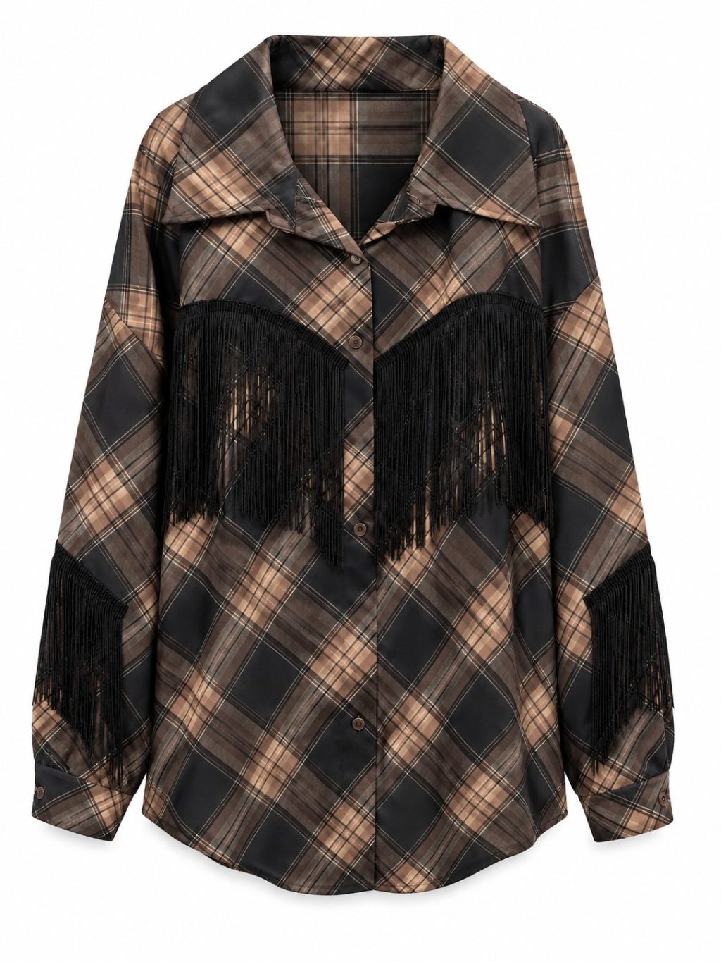 1881 Blouse Ruit Franjes - Afbeelding 3