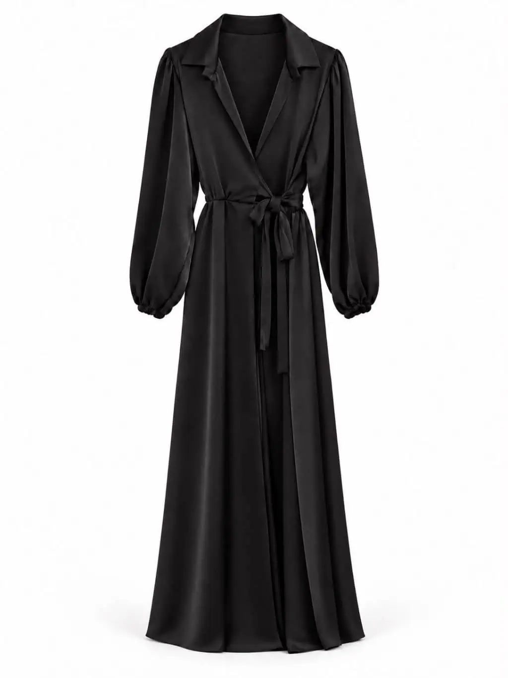 1889 Dress Maxi Wrap Satin look - Afbeelding 5