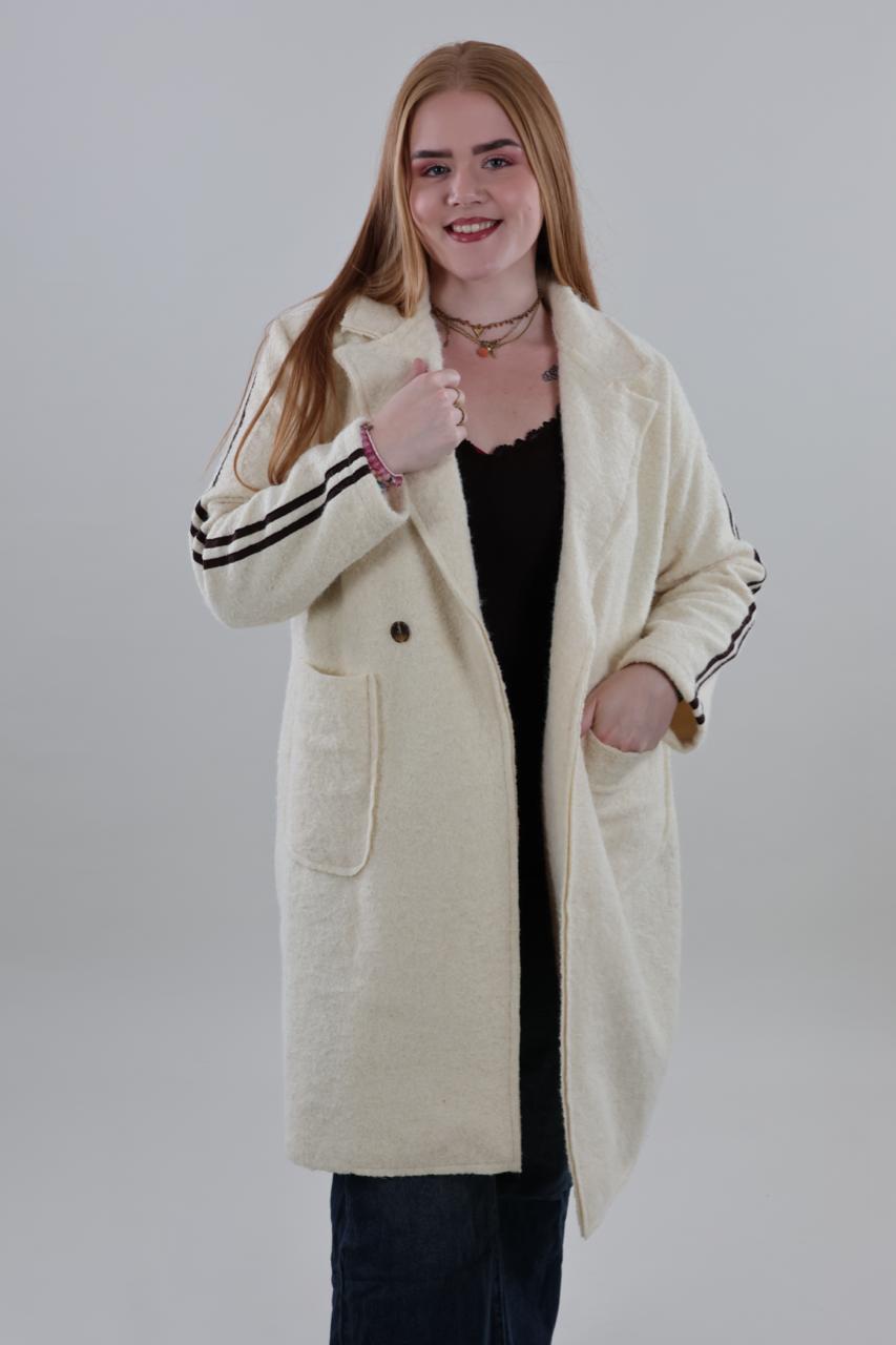 1911 Mantel Bouclé look Bies - Afbeelding 2
