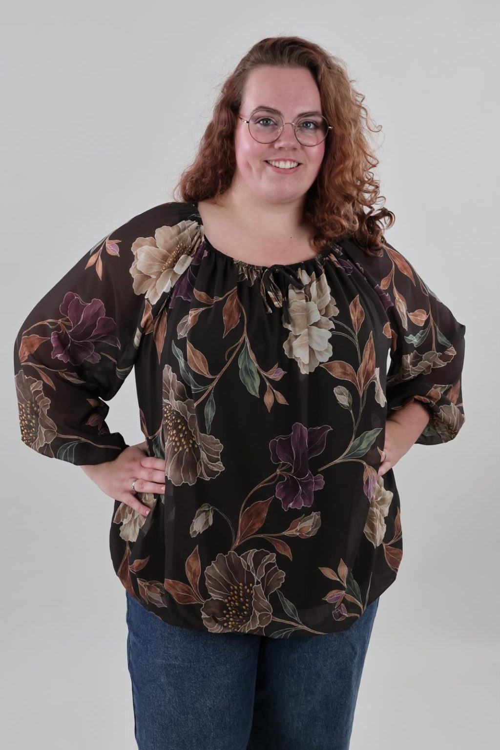 1926 Top Jannie Floral