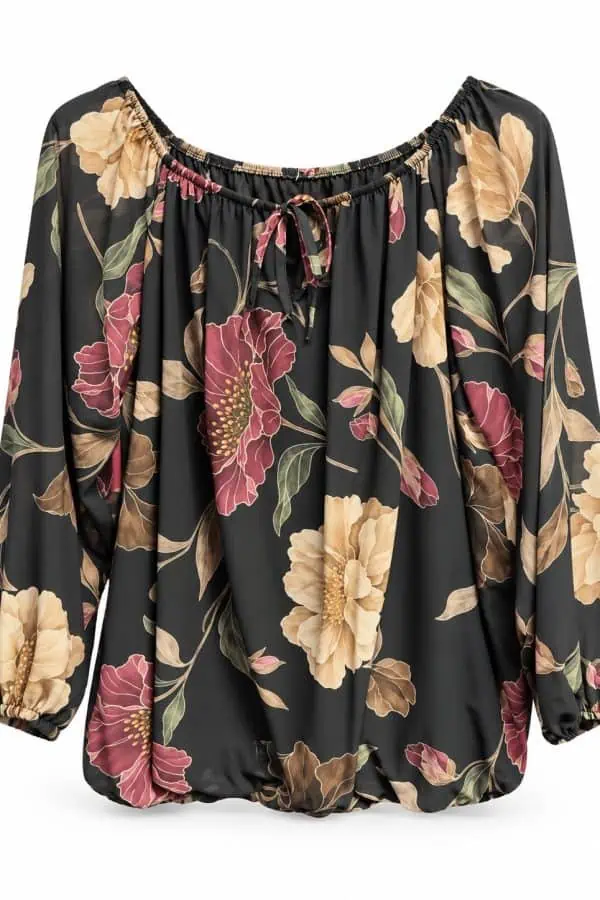 1926 Top Jannie Floral