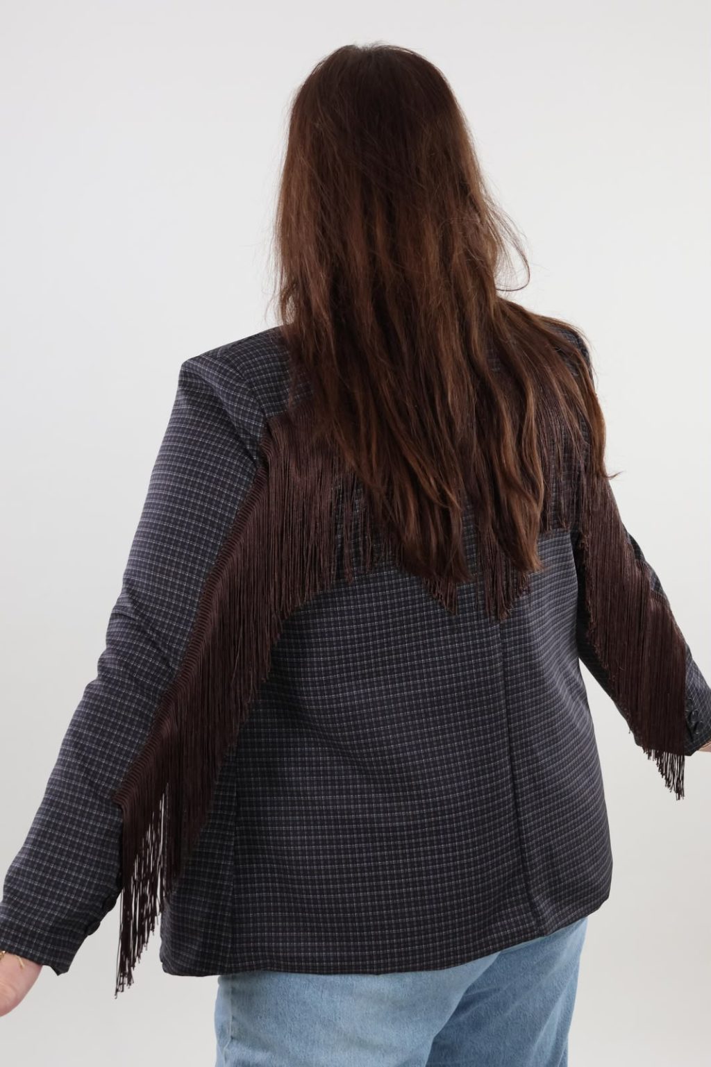 1935 Blazer Checks Fringe - Afbeelding 3