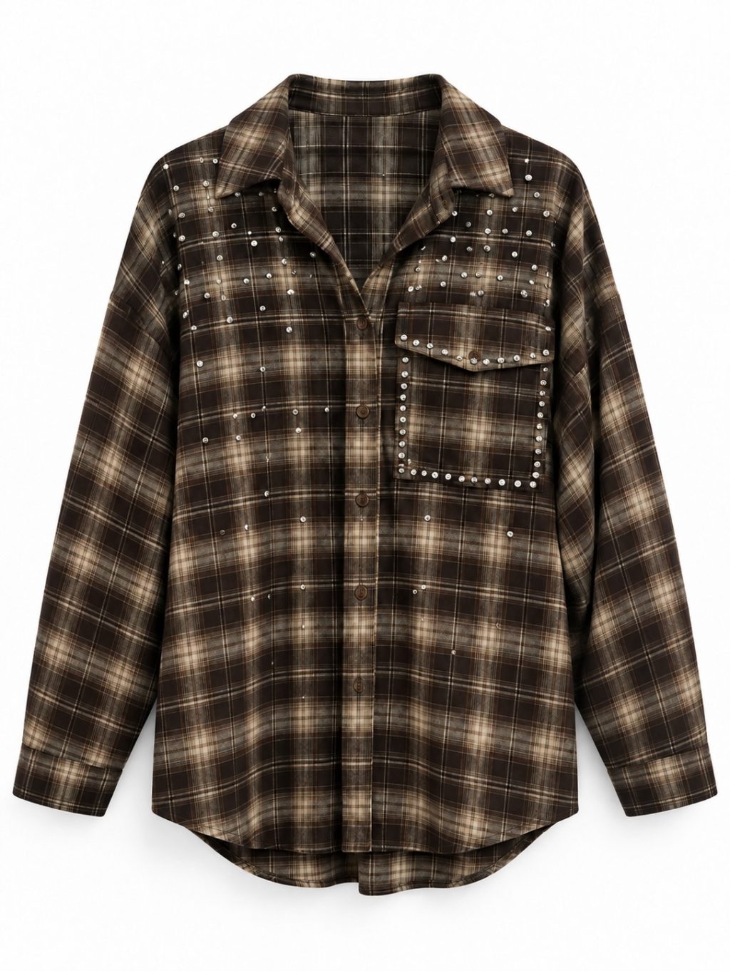 1943 Blouse Ruitjes Studs - Afbeelding 5