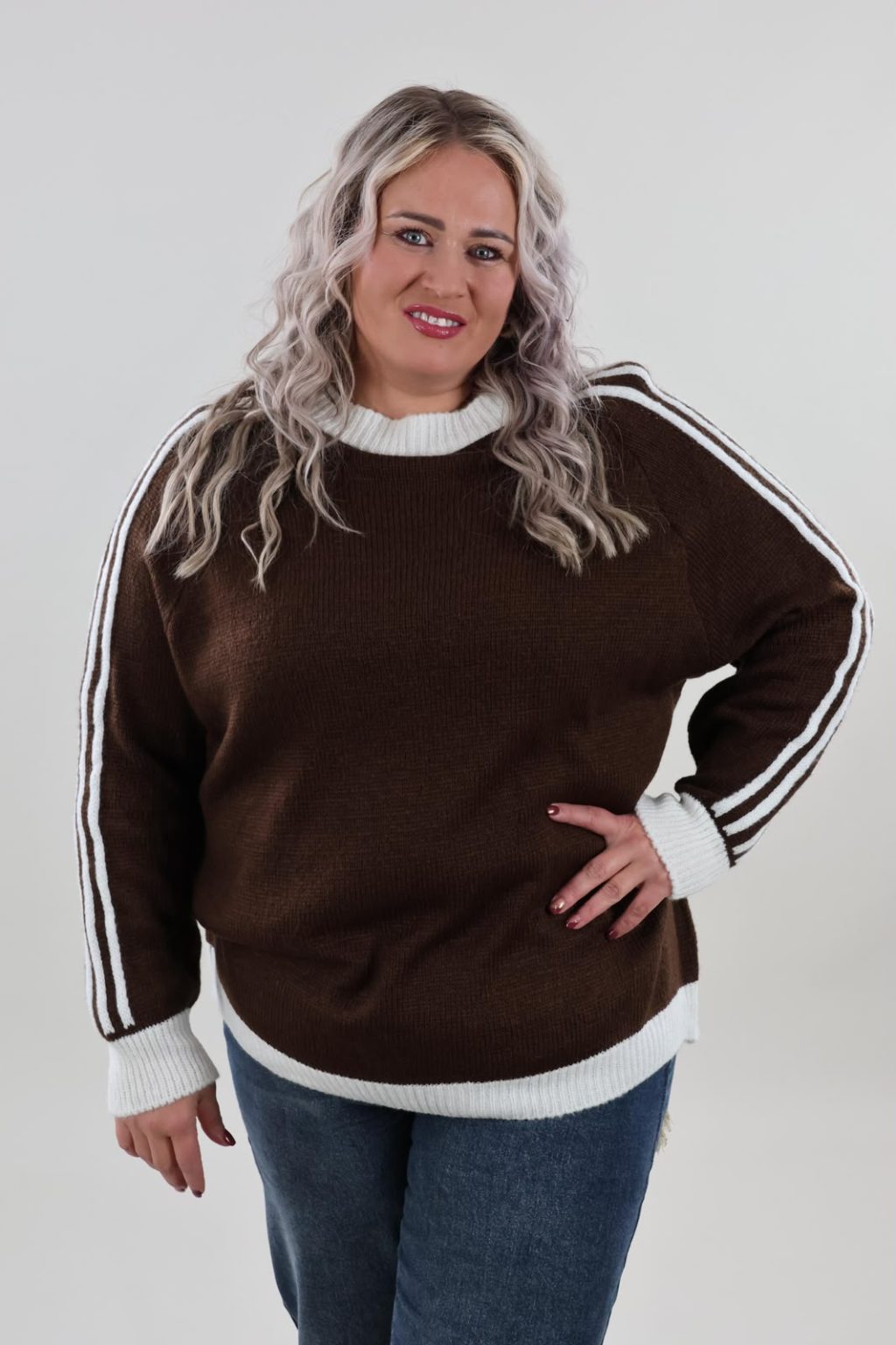 1953 Sweater Knitted Stripe - Afbeelding 2