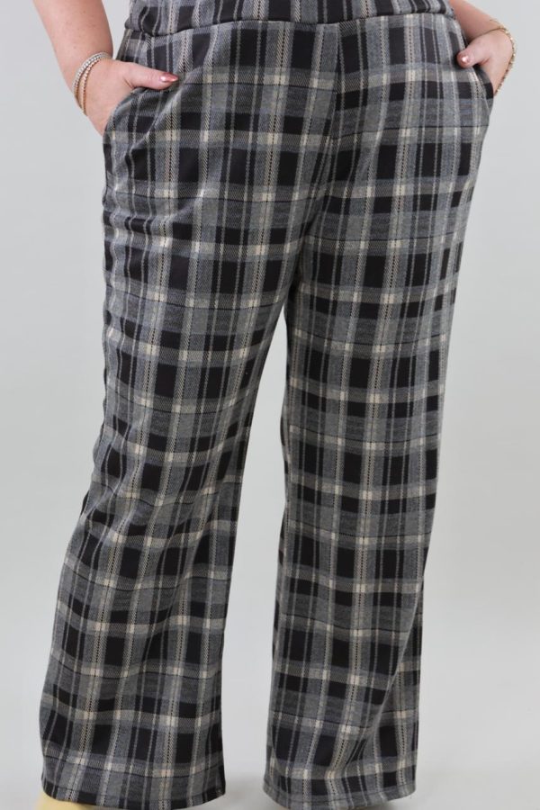1961 Broek Wide leg Ruit