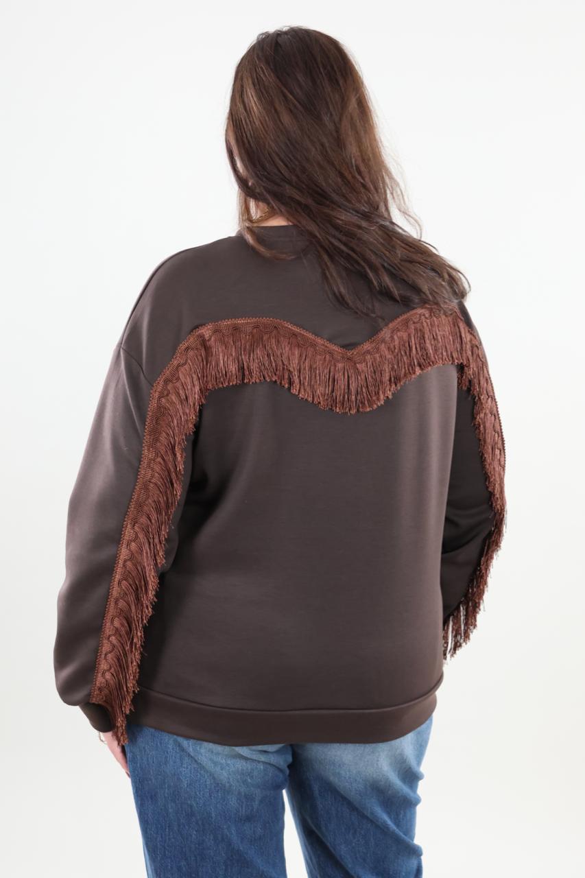 1968 Sweater Fringe Back - Afbeelding 3
