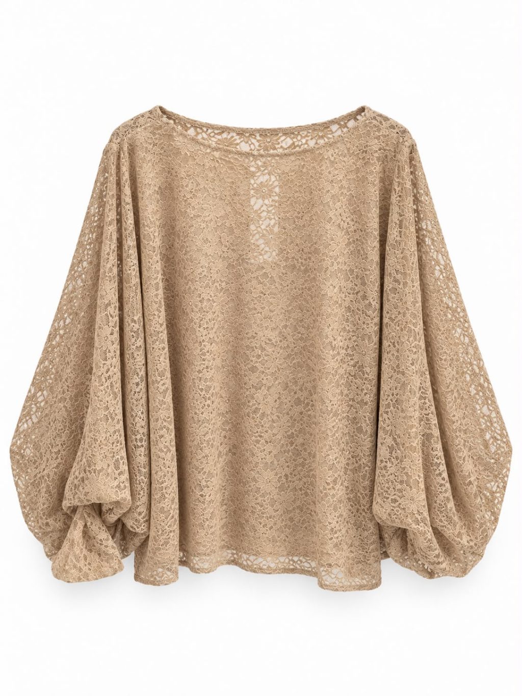 1977 Top Lace Draped sleeves - Afbeelding 3